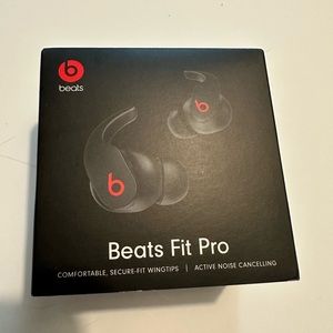 Beats Fit Pro True Wireless Bluetooth Noise Cancelling in-Ear Headphones Black